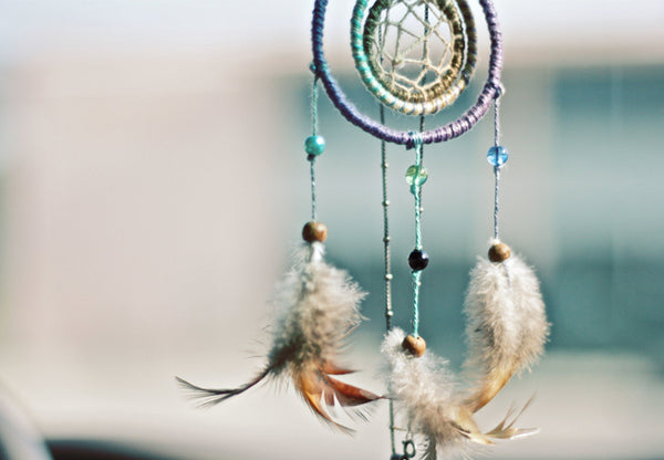 DIY Crescent Moon Dream Catcher